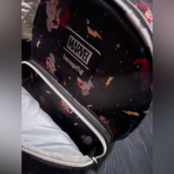 Loungefly Marvel Thor Chibi Mini Backpack Character Galaxy Bag Avengers - Picture 5 of 5